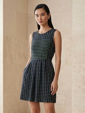 Marc by Marc Jacobs Silk Heart Print Dress Size Medium